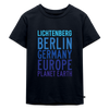 Lichtenberg Planet Earth - Kinder Premium T-Shirt - Navy