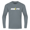 Jewieft! - Männer Sport Langamshirt - Grau