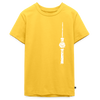 Fernsehturm Zick zack - Teenager Premium T-Shirt - Gelb