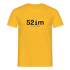 52 m Viktoria Park - Männer Premium T-Shirt - Gelb
