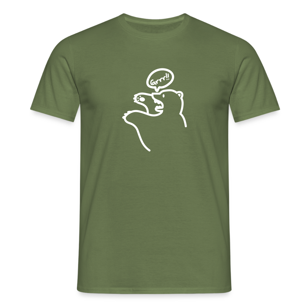 Böser Berliner Bär - Männer Premium T-Shirt - Militärgrün
