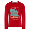 Chalkidiki oder Charlottenburg - Kinder Langarmshirt - Rot