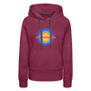 Friedrichshain Retro - Frauen Premium Hoodie - Bordeaux