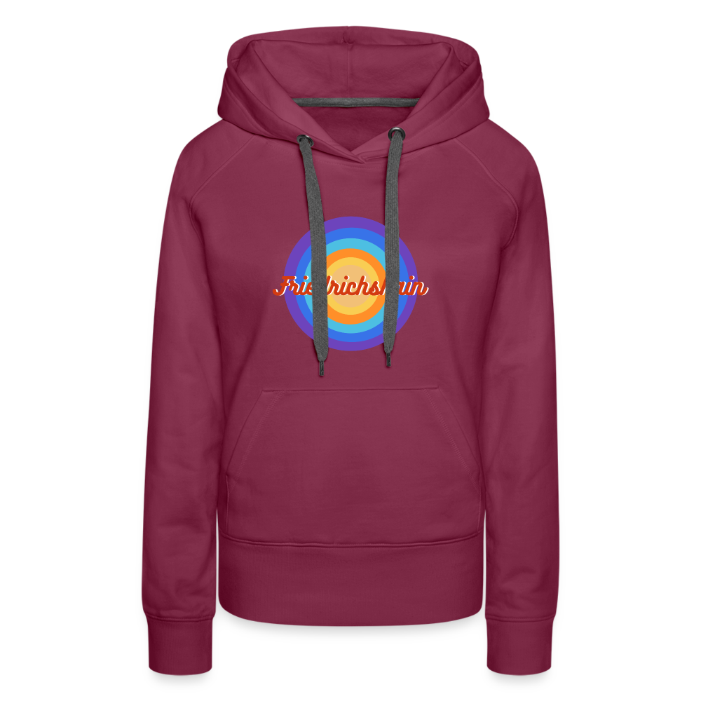Friedrichshain Retro - Frauen Premium Hoodie - Bordeaux