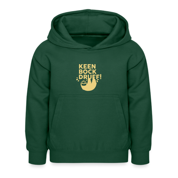 Keen Bock druff! - Kinder Hoodie - Flaschengrün