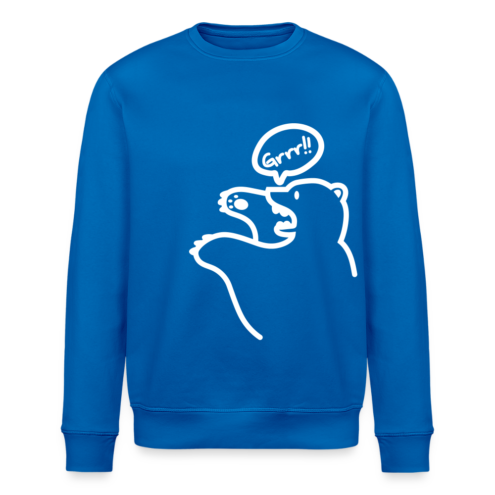Böser Berliner Bär - Unisex Bio Sweatshirt - Königsblau