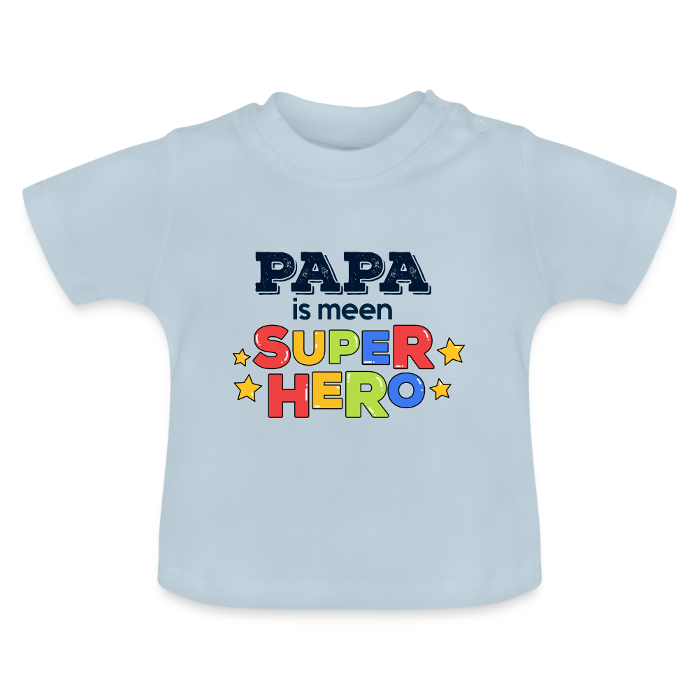 Super Hero - Baby T-Shirt - Hellblau