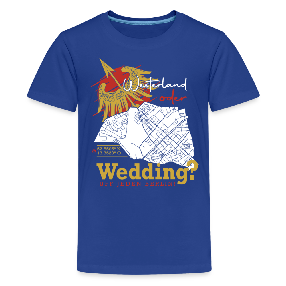 Westerland oder Wedding - Teenager Premium T-Shirt - Königsblau