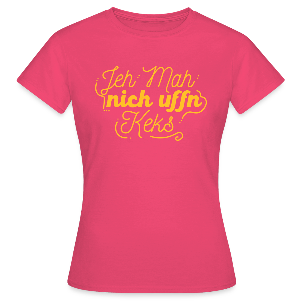 Jeh mah nich uffn Keks gelb - Frauen Premium T-Shirt - Azalea