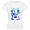 Tempelhof Planet Earth - Frauen Premium T-Shirt - Weiß