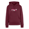 VAJISSET - Frauen Premium Hoodie - Burgunderrot