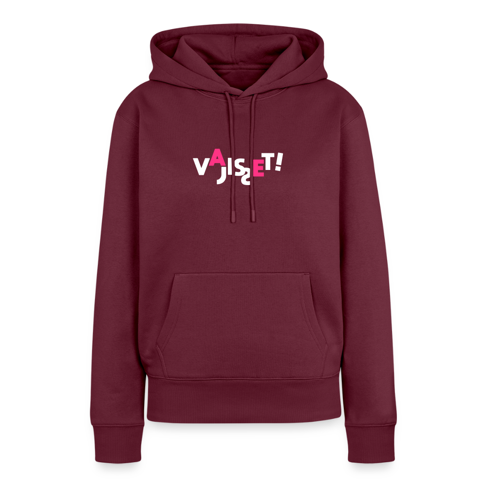 VAJISSET - Frauen Premium Hoodie - Burgunderrot