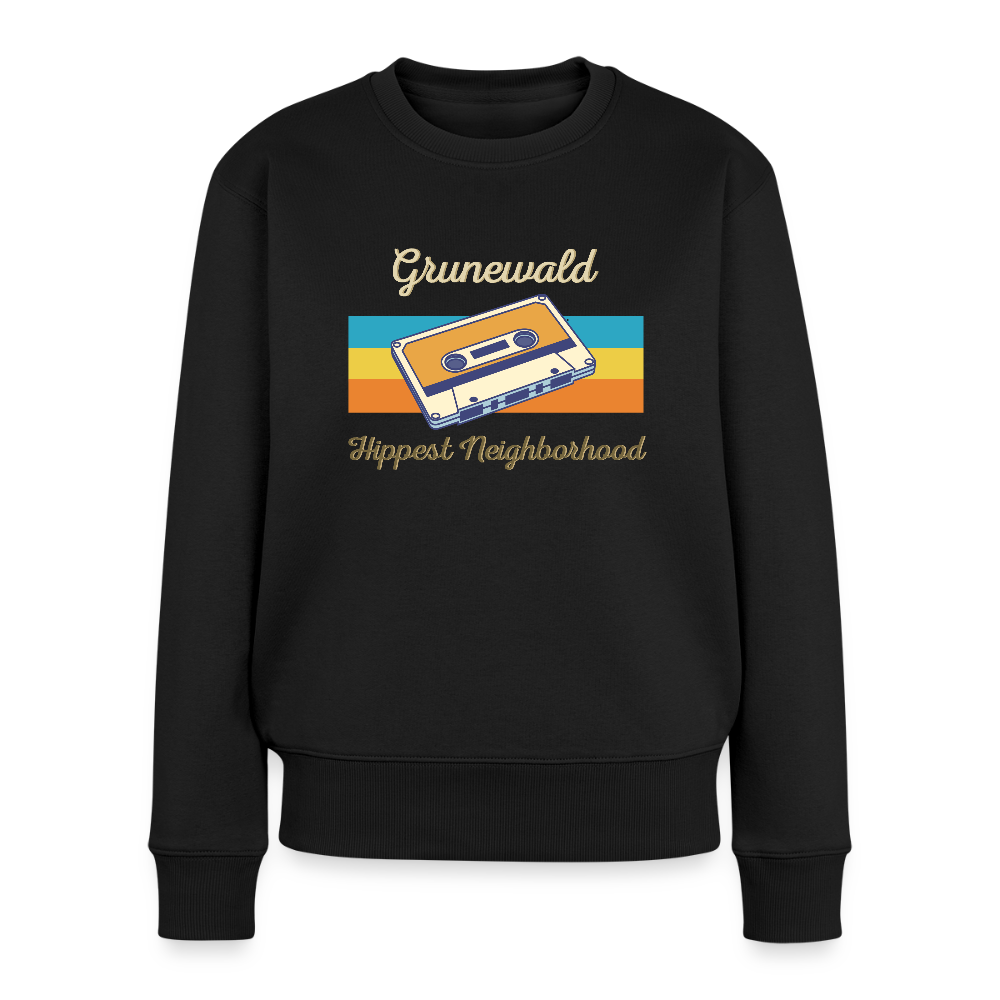 Grunewald Hippest Neighborhood - Frauen Premium Pullover - Schwarz