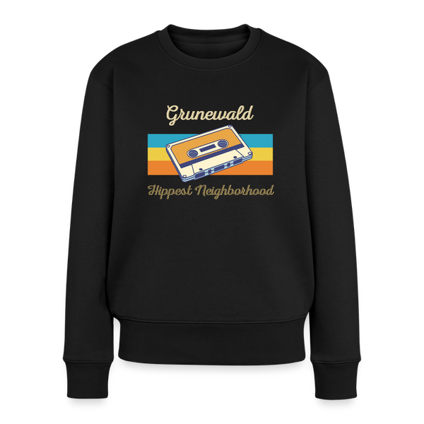 Grunewald Hippest Neighborhood - Frauen Premium Pullover - Schwarz