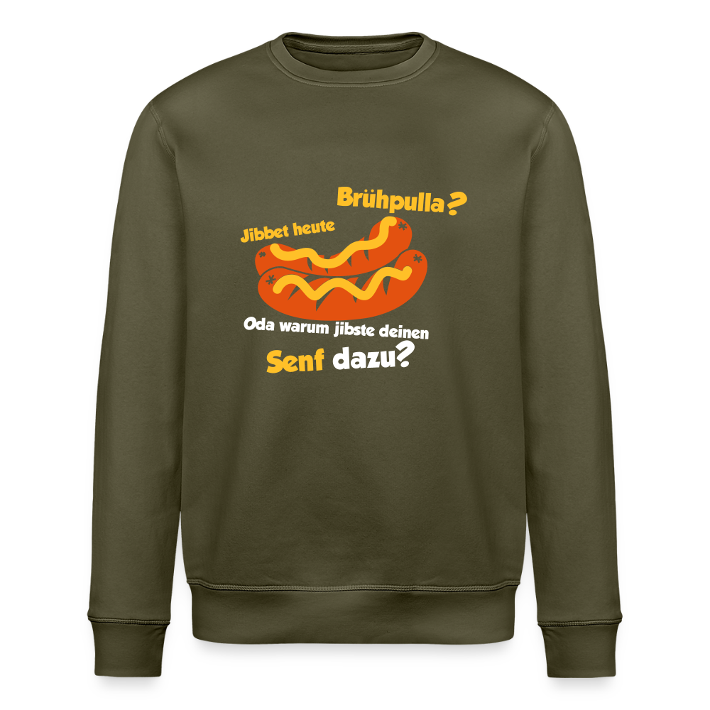 Jibbet Brühpulla - Unisex Bio Sweatshirt - Khaki