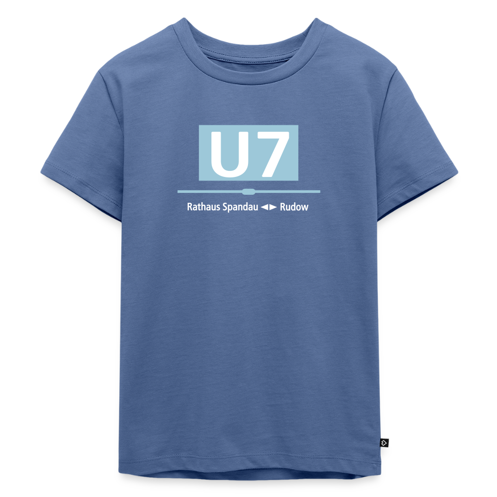 U7 - Kinder Premium T-Shirt - Taubenblau