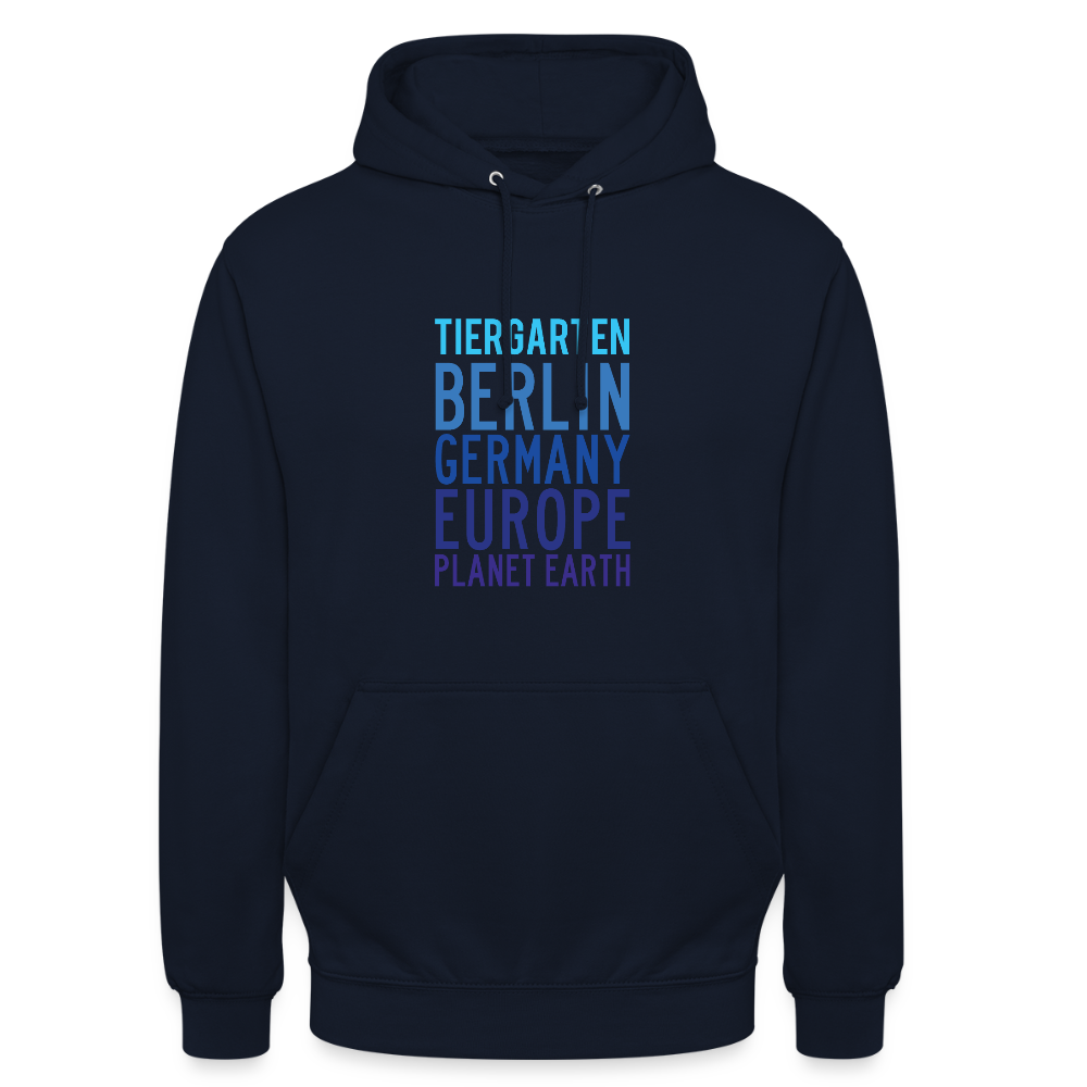 Tiergarten Planet Earth - Unisex Hoodie - Navy
