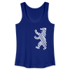 Berliner Bär im Netz - weiß - Frauen Bio Tank Top - Königsblau