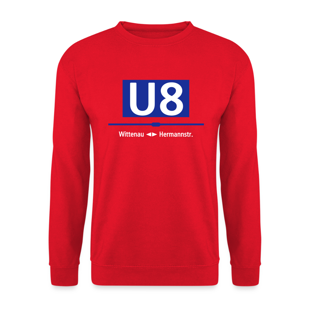U8 - Unisex Pullover - Rot
