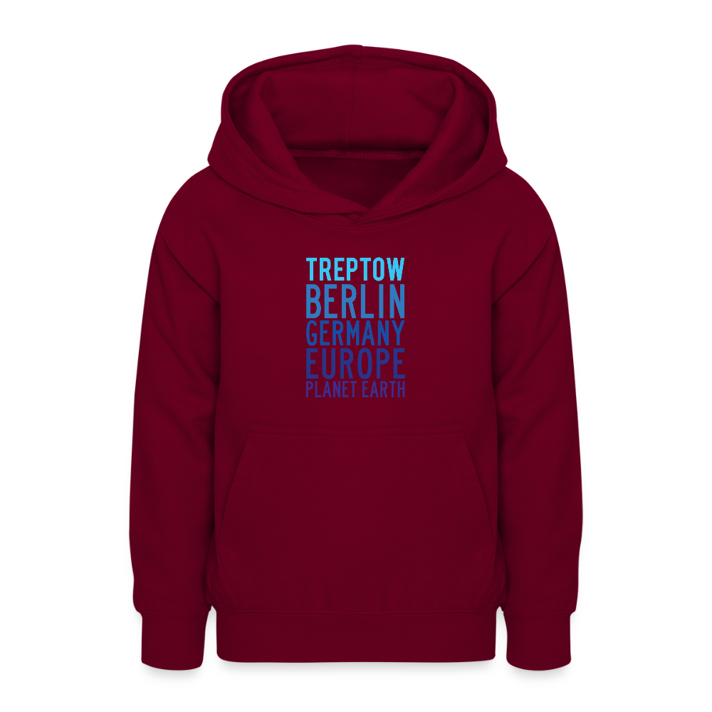 Treptow Planet Earth - Teenager Hoodie - Bordeaux
