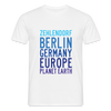 Zehlendorf Planet Earth - Männer Premium T-Shirt - Weiß