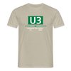 U3 - Männer Premium T-Shirt - Sandbeige