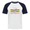 Pankow Hippest Neighborhood - Männer Baseball T-Shirt - Weiß/Navy