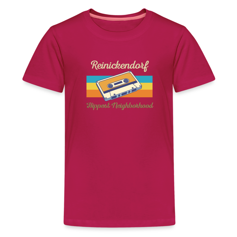 Reinickendorf  Hippest Neighborhood - Teenager Premium T-Shirt - dunkles Pink