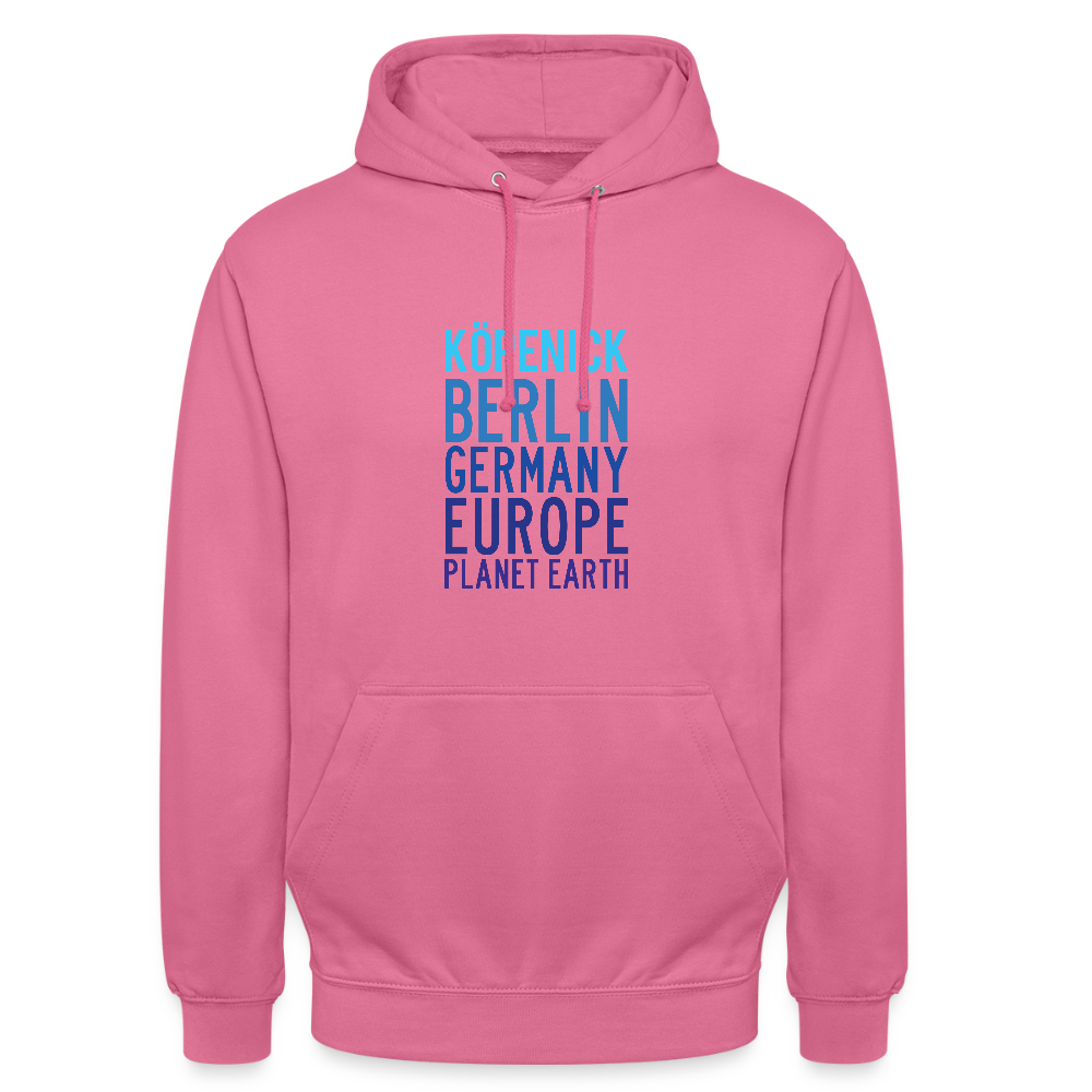 Köpenick Planet Earth - Unisex Hoodie - Pink