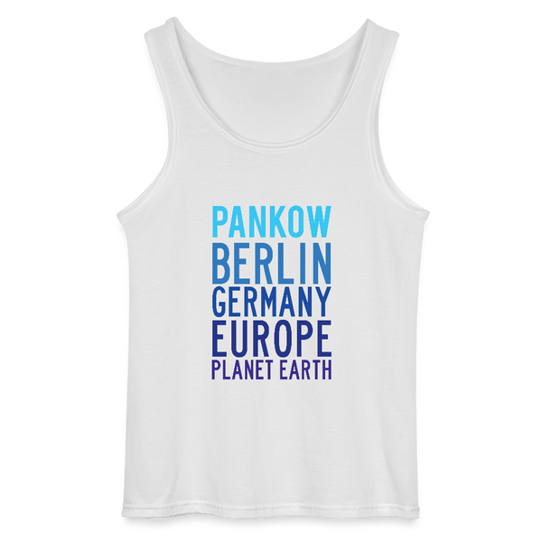 Pankow Planet Earth - Männer Tank Top - Weiß
