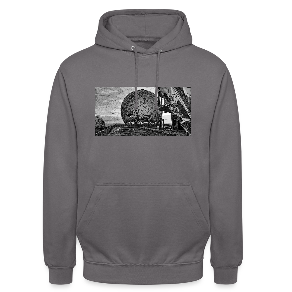 Teufelsberg im Bild - Unisex Hoodie - Mittelgrau
