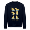 Bären Yoga - Unisex Bio Sweatshirt - Navy