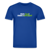 Nich faul! Energieeffizient! - Unisex Bio T-Shirt - Dunkelblau