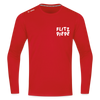 Flitzpiepe - Männer Sport Langamshirt - Rot