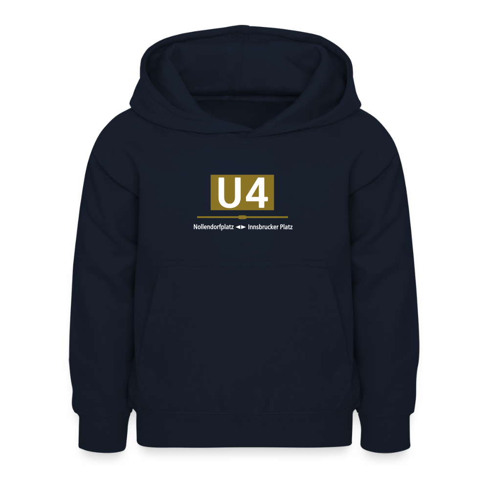 U4 - Kinder Premium Hoodie - Navy