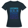 Lichtenberg Planet Earth - Frauen Premium T-Shirt - Navy