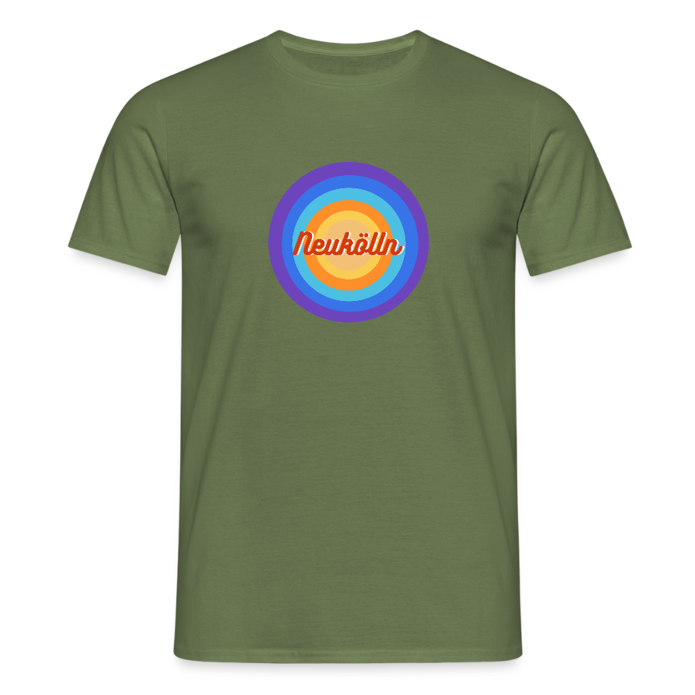 Neukölln Retro - Männer Premium T-Shirt - Militärgrün