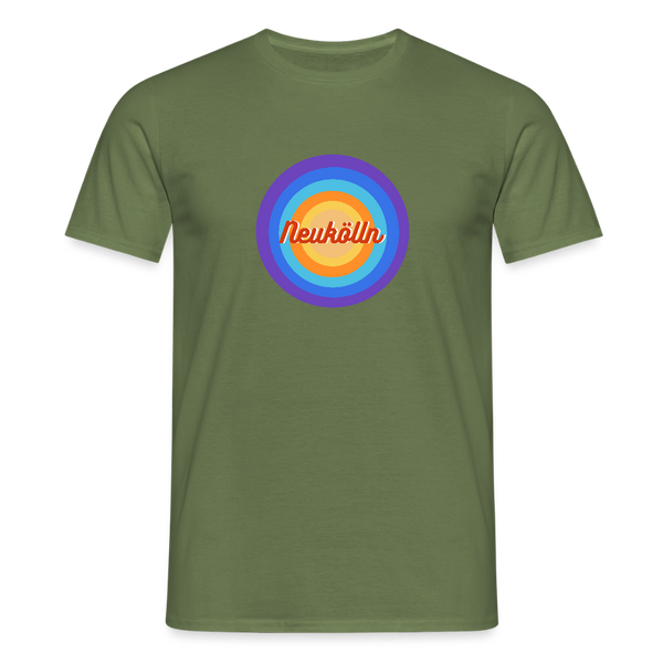 Neukölln Retro - Männer Premium T-Shirt - Militärgrün