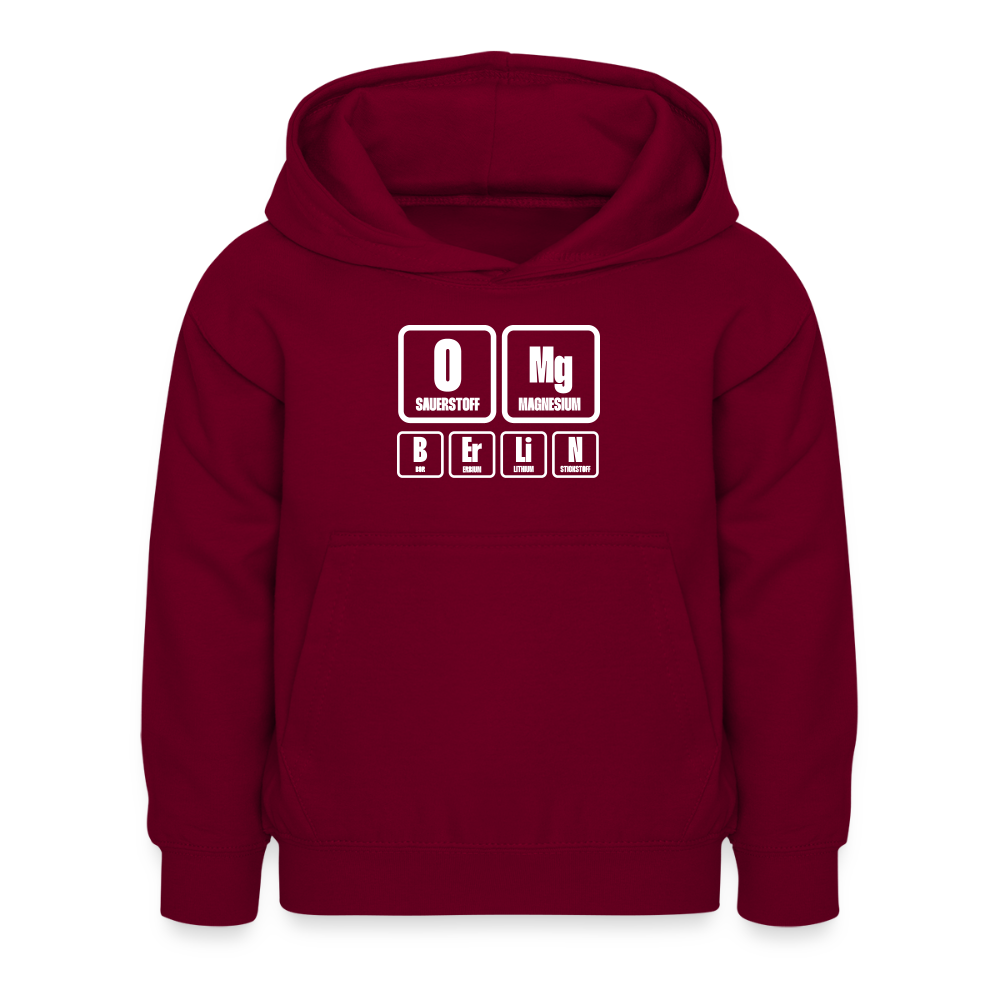 OMG Berlin - Kinder Hoodie - Bordeaux