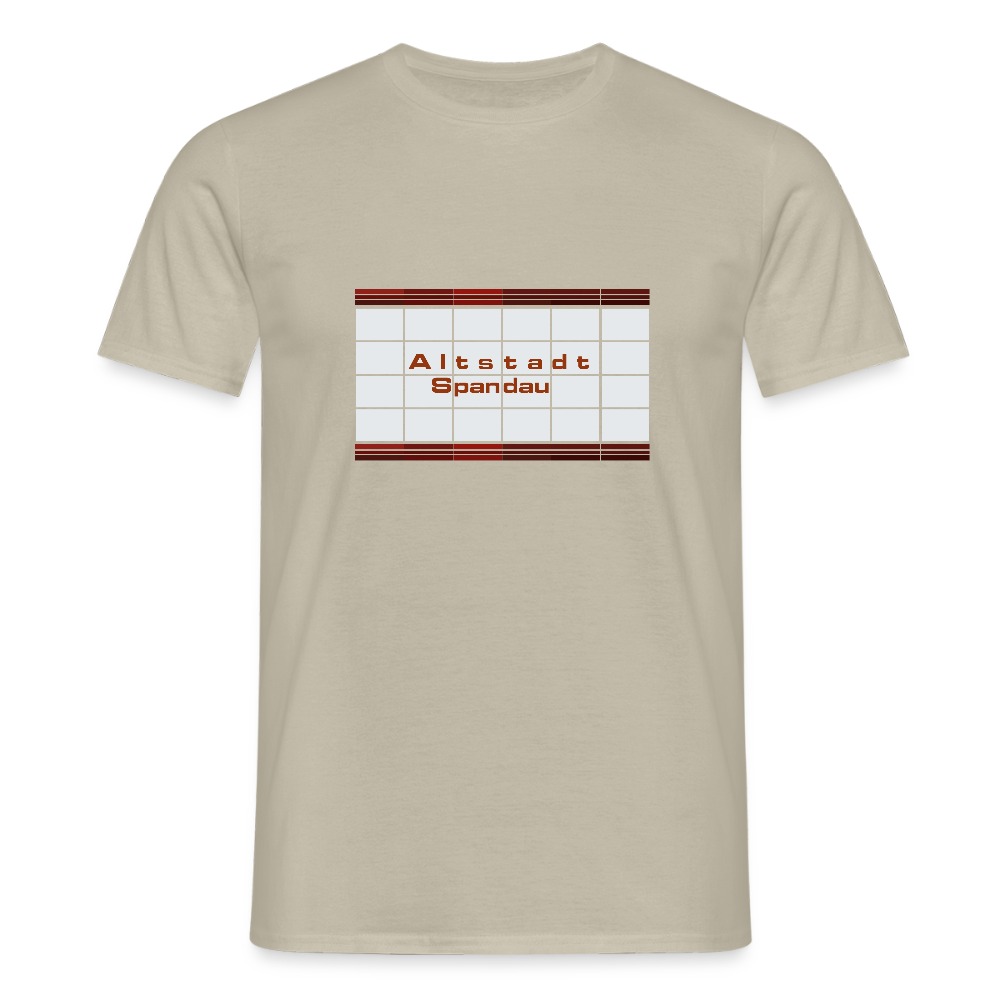 Altstadt Spandau - Männer Premium T-Shirt - Sandbeige