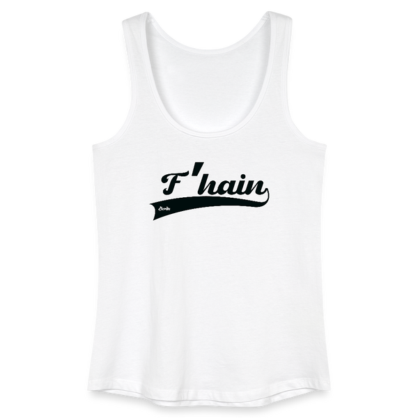 F'hain - Frauen Bio Tank Top - Weiß