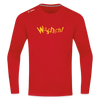Wuschich! - Männer Sport Langamshirt - Rot