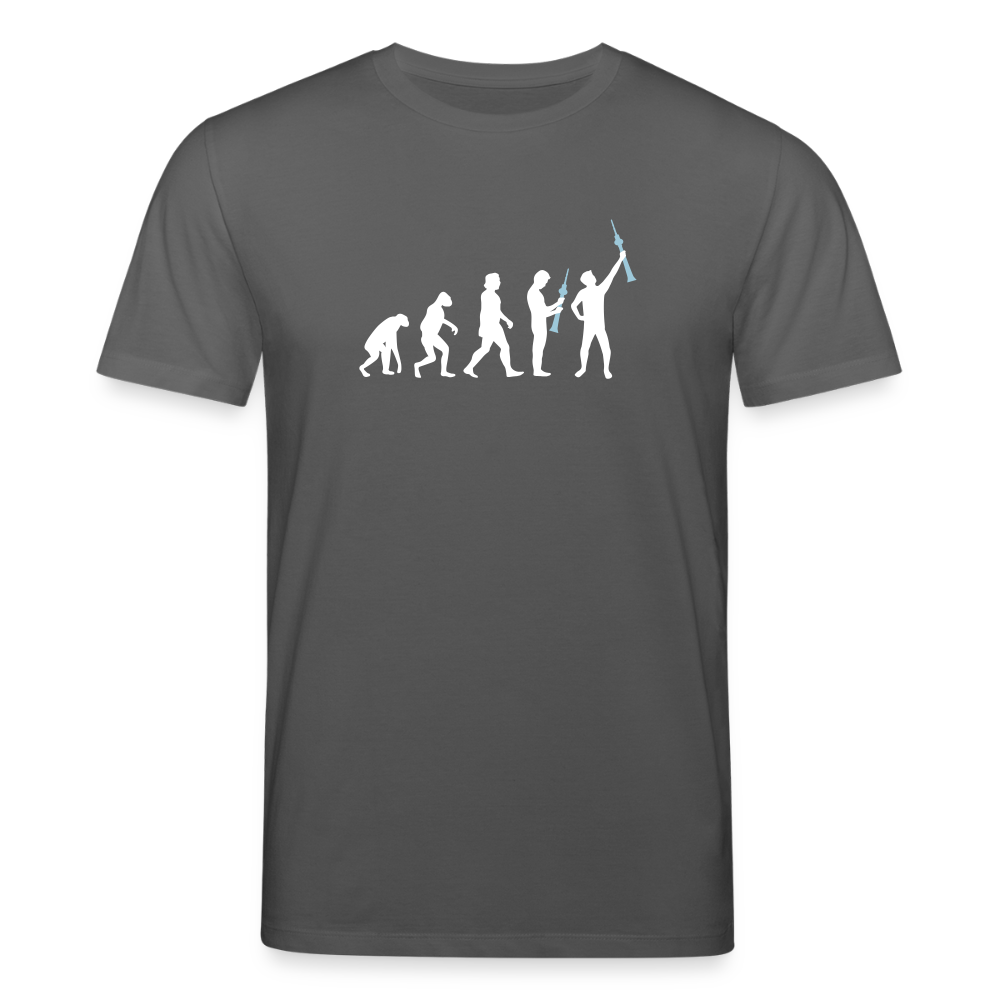 Evolution - Unisex Bio T-Shirt - Anthrazit