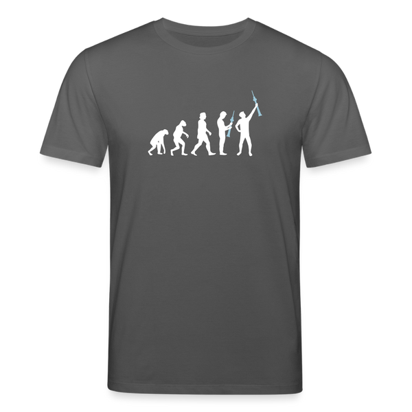 Evolution - Unisex Bio T-Shirt - Anthrazit