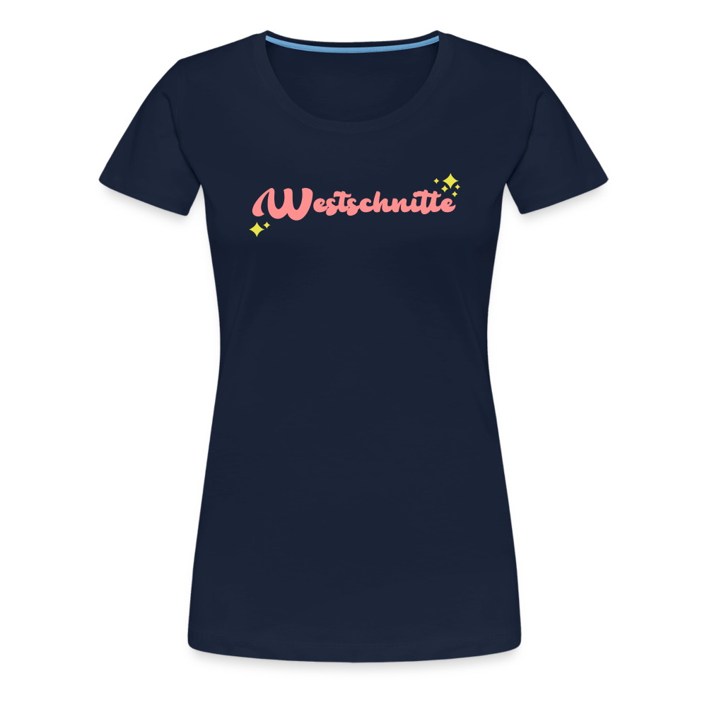 Westschnitte - Frauen Premium T-Shirt - Navy