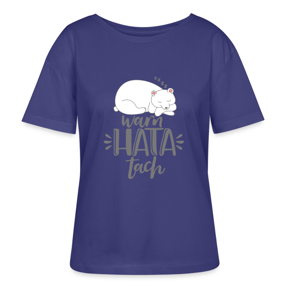Warn hata Tach - Relaxed Rundhals Frauen Bio-T-Shirt - Dämmerung