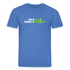Nich faul! Energieeffizient! - Unisex Bio T-Shirt - Achtsames Blau