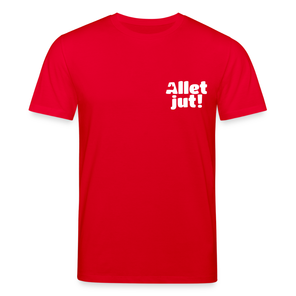 Allet Jut - Unisex Bio T-Shirt - Rot