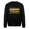 Wasde heute kannst erleben, kann dir morjen keener jeben! - Unisex Bio Sweatshirt - Schwarz