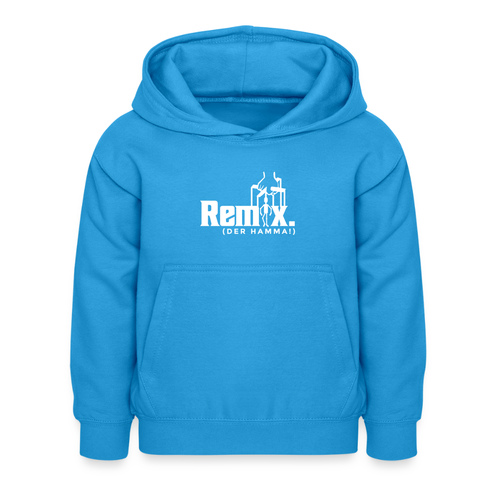Remix. - Kinder Hoodie - Meeresblau